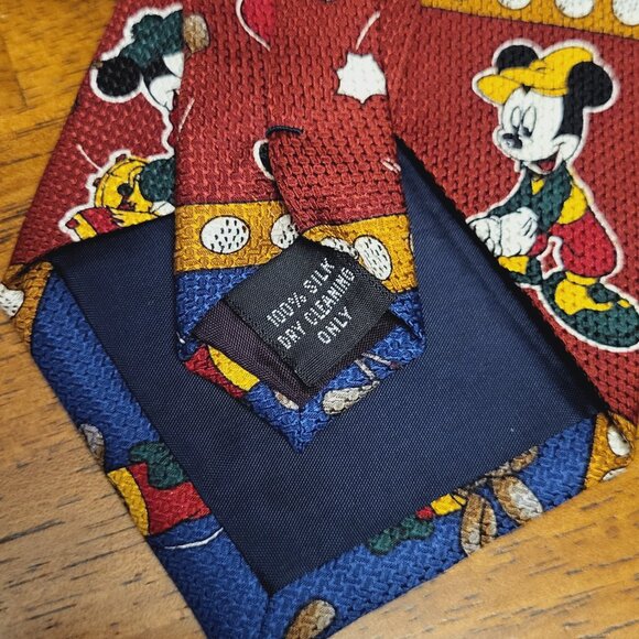 Mickey & Co ~ Golf Mickey Mouse Tie ~ Excellent Condition - Picture 5 of 6